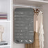 1-Pack Hanging Jewelry Organizer, 80-Pocket Dual-Sided Storage for Earring, Necklace, Bracelet, Ring Travel Holder, Gray