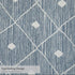Blue Grey Seta Imagine Printed Chenille Runner Rug, 2' x 6' Non Skid & Machine Washable