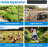 DOLEMODUO 24'' 50' 1 inch 19 x Black Chicken Wire Fencing, Chicken Wire and Gauge Poultry Netting, Garden Mesh Fence