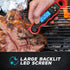 KIZEN Instant Read Meat Thermometer Digital, Waterproof Food Thermometer for Cooking, Grill, Oven, BBQ with Backlit