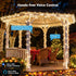 65.61ft 200 Brizled Smart String Lights, LED Christmas Lights with APP & Voice Control, WiFi Christmas Fairy Light Warm