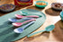 Plastic Spoon Set, Portable Reusable Dinner Scoops for Cereal, Soup, Porridge, Home Kitchen Buffet, Made in USA