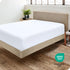 Bare Home Full Size Fitted Bottom Sheet - Premium 1800 Microfiber - Ultra-Soft Hotel Luxury - Deep Pocket - White