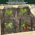 4 Sets 12x12Inch Upgraded Strawberry Supports with Wire Plant Protectors from Animal Sturdy Metal Wire Plant Cages Mesh