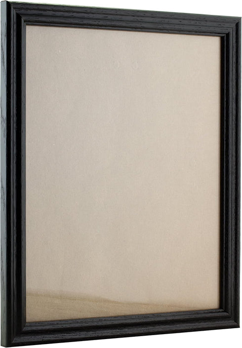 Craig Frames 200ASHBK Picture/Poster Frame, 0.75-Inch Wide, Black, 18 by 24-Inch, Wood Grain Finish