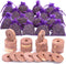 Pack of 30 Cedar Blocks and 16 Lavender Flower Sachets Craft Bag, Drawer Freshener, Shower Favor, Wedding and More,