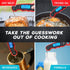 KIZEN Instant Read Meat Thermometer Digital, Waterproof Food Thermometer for Cooking, Grill, Oven, BBQ with Backlit