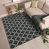 3x5 Chicrug Shag Geometric Modern Area Rug for Bedroom, Feet Memory Foam Indoor Carpet, Fluffy Rug for Living Room
