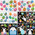CCINEE Cute Easter Window Cling Stickers, Bunny Easter Eggs Decals for Home Decoration (12 Sheets)