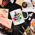 Not Paint Water 11oz Ceramic Mug, Artwork on Both Sides, Funny Cup, Giftable Foam Box Protection
