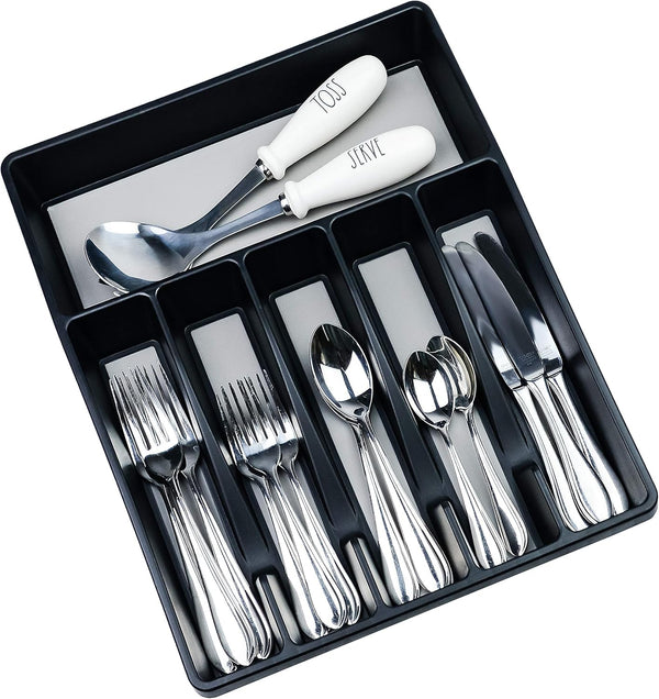 Galashield Silverware Organizer - Kitchen Drawers Flatware Utensils and Cutlery Tray for Easy Storage