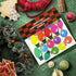 MORCART 80PCS Reflective Christmas Car Magnets Set for Refrigerator, Garage, Mailbox Decor