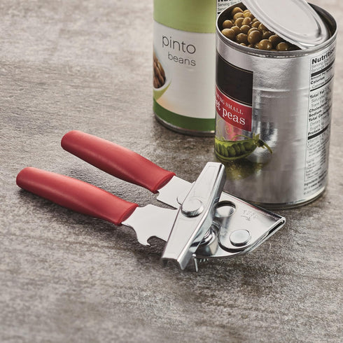 KitchenCraft Heavy-Duty Can Opener, Swing-A-Way, 18 cm (7") - Red