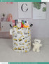 FANKANG Storage Basket, Nursery Hamper Canvas Laundry Basket Foldable with Waterproof PE Coating Large Storage Baskets