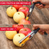 SCHVUBENR Premium Stainless Steel Apple Corer Tool - Easy to Use & Clean - Sharp Serrated Tips for Apple & Pear (Silver)