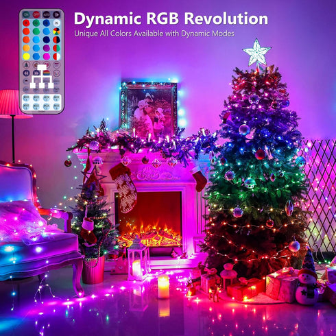 66ft 200 Dimmable Brizled Color Changing Fairy Lights, LED Easter Fairy Lights with Remote, Pastel Twinkle Light