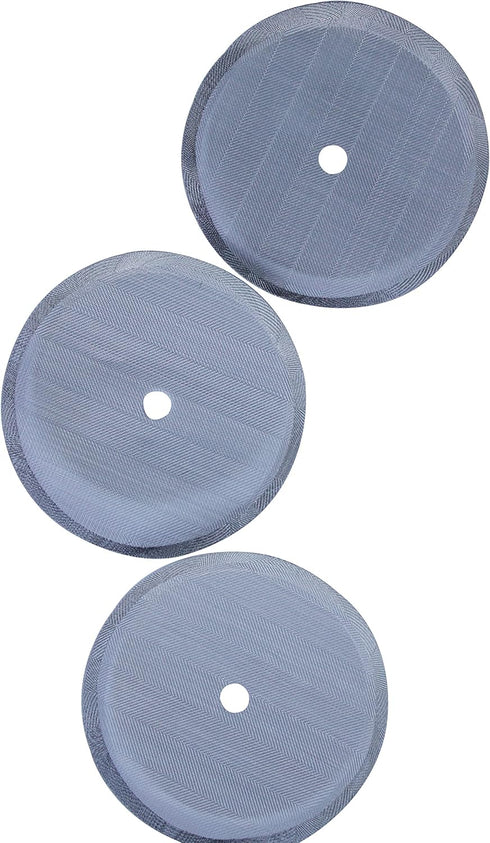 MIRA Stainless Steel French Press Filters - Set of 3, Fits Most 20 oz Coffee Presses