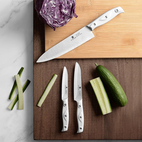 3PCS Chef Knife Set, Ultra Sharp Kitchen Knife, High Carbon Stainless Steel Chef Knives