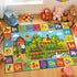 Upgrade Ultra Non Slip ABC Rugs for Kids Playroom, 3x5 Washable Alphabet