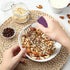 Spring Chef Large Purple Dough Blender, Heavy Duty Stainless Steel Dough Cutter Tool for Baking