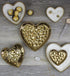 Pampa Bay Love is in the Air Medium Heart Dish, Gold