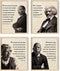 HAUS AND HUES African American Wall Art - Black History Month Posters & Classroom Decorations (8" x 10")