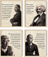 HAUS AND HUES African American Wall Art - Black History Month Posters & Classroom Decorations (8" x 10")
