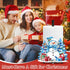 LXXTK Countertop Set 12.2" 7" Snowman Paper Towel Holder Christmas Kitchen and Bathroom Decor Waterproof Metal Paper