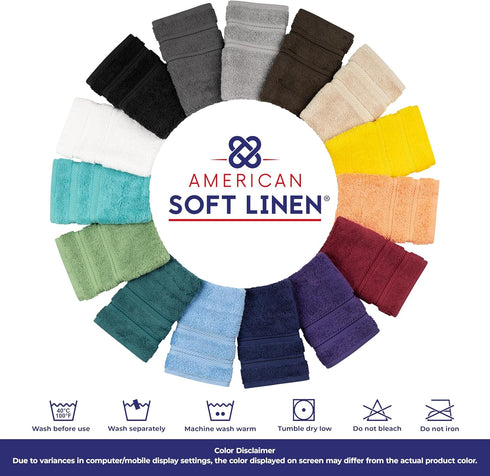 600 100% 4 Set, 13x13 American Soft Linen Luxury Washcloths for Bathroom, GSM Cotton Piece Turkish Wash Cloth in Soft