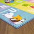 3x5 KC Cubs ABC Alphabet Animal Rug Educational Non-Slip Play Mat for Kids, Toddlers, Nursery, Classroom, Playroom