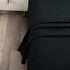 Sfoothome Twin Flat Sheet Black, Premium 1-Piece Hotel Quality Bedding, 1500 Thread Count, Stain-Resistant