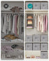 SONGMICS Set of 6 Storage Cubes, 11-Inch Non-Woven Fabric Bins with Double Handles, Foldable Closet Organizers, Cattail