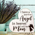 Jetec Bereavement Gift Sympathy Memorial Decor, Wooden Heart Shaped Sign for Loss of Mother