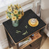 DAWNTREES Night Stand Cover for Top,11.8" x 15.7" Small Bedside Table Cloth,Waterproof