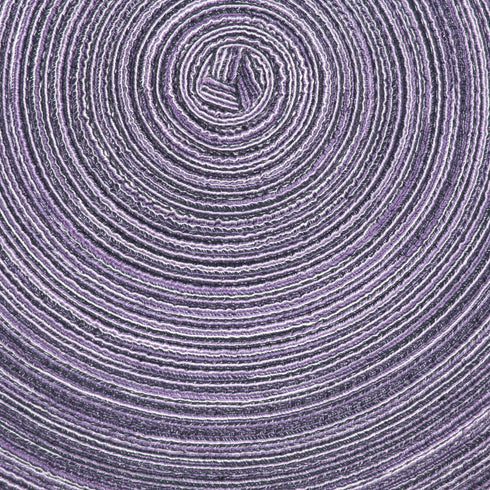 SHACOS Round Placemats Set of 4, Braided Cotton Place Mats, 15 inch for Kitchen Dining Table Holiday Party