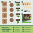 Indoor Herb Garden Starter Kit - Heirloom, Non-GMO Herb Seeds - Basil Thyme Parsley Cilantro Seed, Potting Soil, Pots