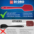 di Oro Living Silicone Spatula Set - 3-piece 600F Heat-Resistant Baking Spoon & Spatulas, Pro Grade Non-stick Rubber