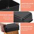 Herogo Non-Stick Loaf Pan, 9 x 5 Inch Stainless Steel Meatloaf Baking Pan, Oven Safe, Black