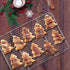 E-far Cookie Sheet with Rack Set, Half Sheet Baking Pan, 18”x13” Stainless Steel Tray with Wire Cooling Rack for