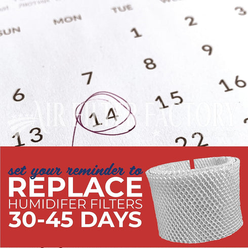 2-Pack Air Filter Replacement for Vornado Humidifiers, Models EVAP1, EVAP2, EVAP3, 30, 40, 50, MD1002