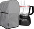 Crutello Food Processor Cover with Storage Pockets for Large 11-14 Cup Processors, Fits Various Brands