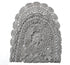 BIBITIME Handmade Crochet Lace Doilies, 10" x 22", Light Grey, Pack of 1 PC for Home Kitchen