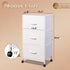 3 Closets, WLIVE Dresser with Drawers, Fabric Nightstand, Cabinet with Wheels, Organizer Storage Dresser for Bedroom