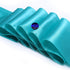 MDS Pack of 25 PCS Satin Chair Sashes, Charmeuse Sateen Dining Chair Bows, 7 x 108 Inch, Teal