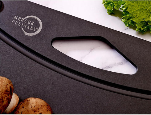 Mercer Culinary Composite Cutting Board-14.5" X 11", with Silicone Feet and Channel