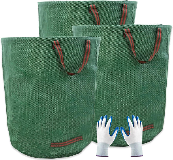 CMOOD 72 Gallons Garden Bag Collapsible Reuseable Heavy Duty Garden Waste Bags for