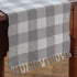 Park Designs Buffalo Check Dove Table Runner, Yarn, 13" x 54"