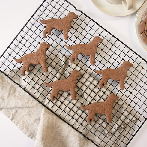 Bakerlogy Set of 2 Labrador Retriever Cookie Cutters (Body & Face), 2 Pieces