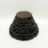 6.30" Rustic Rosewood Circular Display Stand for Vases and Fishbowls - Diameter