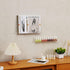 KLGO 15 Inch 5MM (6 Pack) Invisible Acrylic Floating Wall Ledge Shelf,Wall Mounted Nursery Kids Bookshelf, Invisible